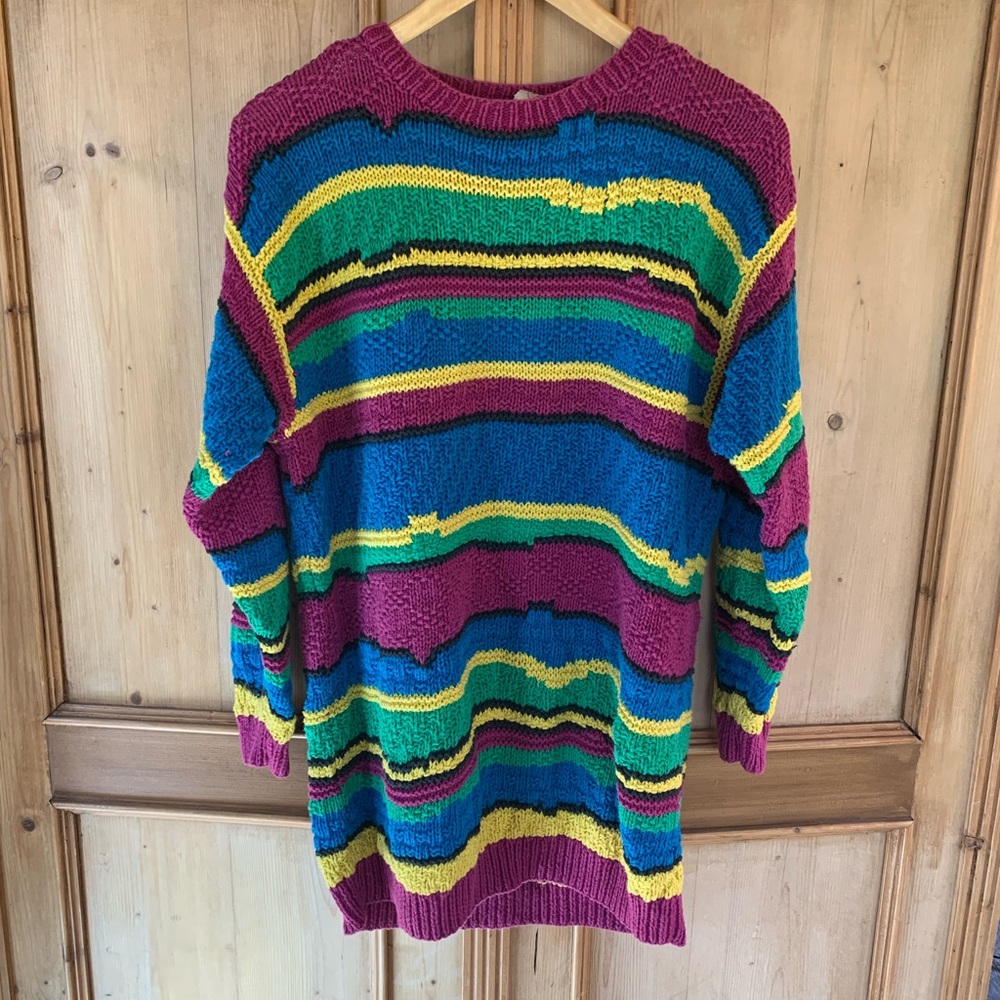 Women's Vibrant Striped Sweater